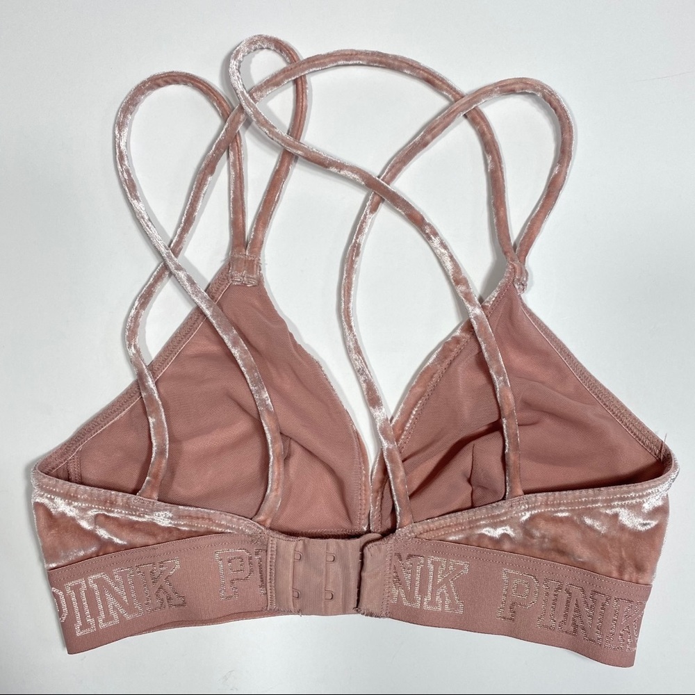 Victoria Secret PINK Velour Bralette size XS - Picture 5 of 7